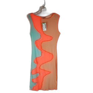 Papaya Orange Sleeveless Top Women's Size M